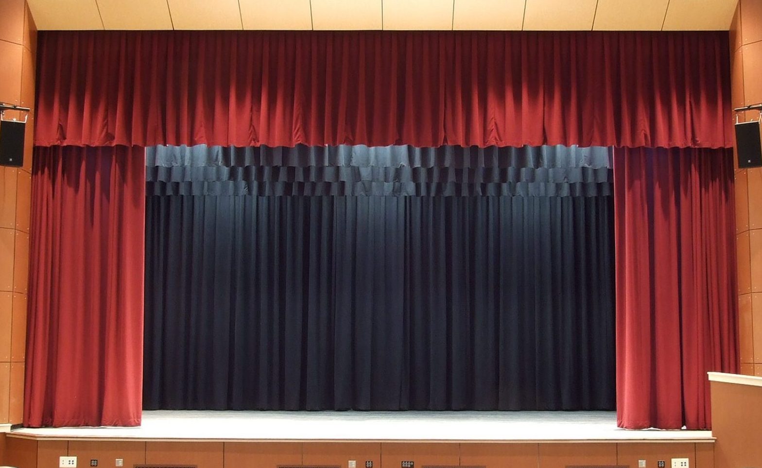 school stage curtains